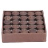 Kuuleyn Leather Snooker Cue Tips, 11 mm Chestnut Brown Soft
