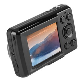 Generic Digital Camera, 16MP 720P 30FPS Portable Small Vlog Camera, 2.4"" Mini LCD Screen Digital Video Camera Camcorder Support Memory Card for Kids, Adult, Teens, Beginners(Black)