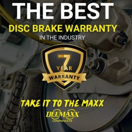 Southwest Wheel DeeMaxx 3,500 lbs. Slip Over Trailer Axle Gold Finish Disc Brake Kit