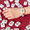 American Mahjong Accessory (Blue) with A Joker Tile, Fits Wrist