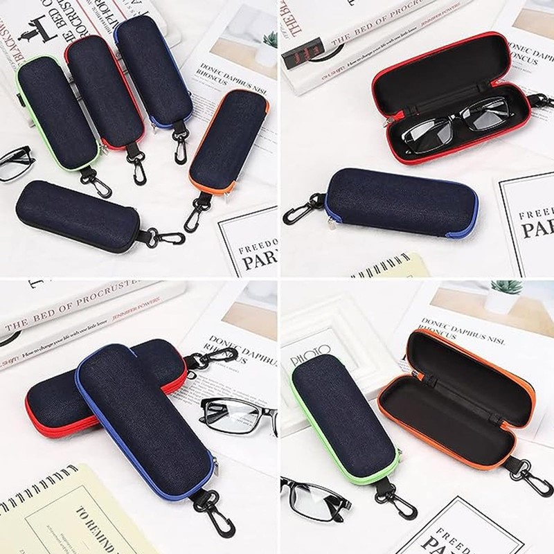 CTForest Pack of 4 Soft Glasses Case, Glasses Case, Hard