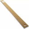 Officemate Classic Stainless Steel Metal Ruler 15" Metric Silver 66612