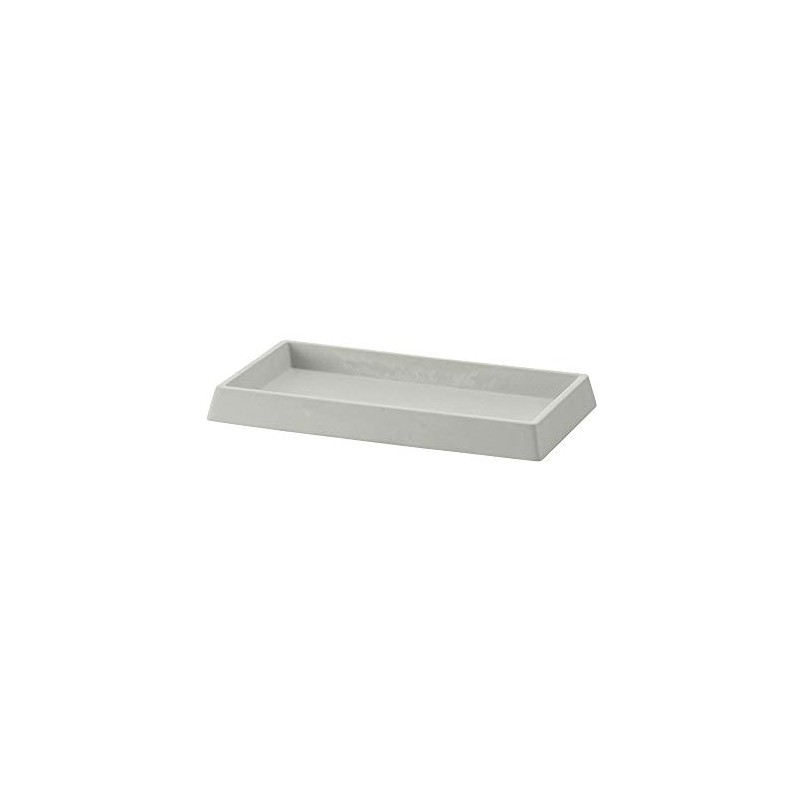Richell Botany Rectangle Plate, Type 20 (White)