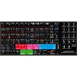 NEW APPLE LOGIC PRO KEYBOARD STICKERS (BLACK)