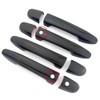 Dakitita Glossy Black Exterior Door Handle Cover Trim for Mazda