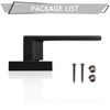 Probrico 10 Pack Dummy Door Levers Black Door Handles for
