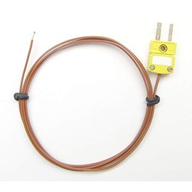 K-Type Thermocouple PK-1 Temperature Sensor Wire Probe with High Temperature Plastic Insulation