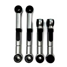 LRNJ LAND ROVER LR3 LR4 2005-2016 ALUMINUM ADJUSTABLE SUSPENSION PLUS 1.5-2 LIFT RODS
