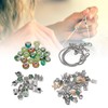 Charm Bracelet Making Kit Basic Bracelets Colored Beads Pendants Jewelry