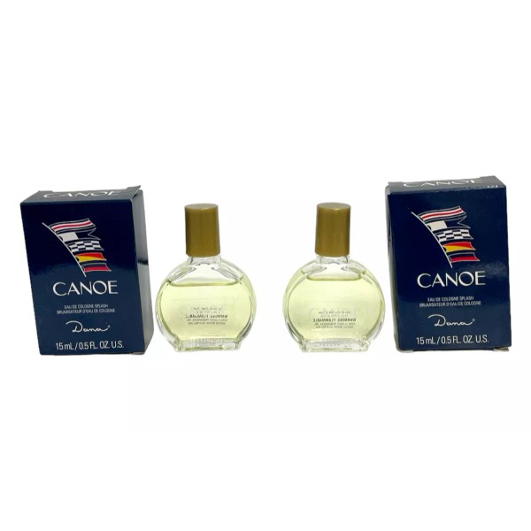 Dana Canoe Eau De Cologne Splash (15ml/0.5fl) Lot Of Two(2)!!