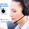 Call Center Headset Noise Cancelling Comfortable Adjustable Bluetooth Headset with