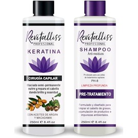 Cirugia Capilar Tratamiento Brasileño Alisante para Cabellos teñidos y decolorados kit 250 ML