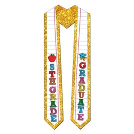 5TH Grade Graduation Decorations, 5TH Grade Graduation Stole, Fifth Grade Grad Stole for Elementary Grad Gifts 2026