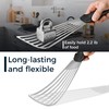 Flexible Fish Spatula, 18/8 Stainless Steel 12.5-in Metal Spatula Turner