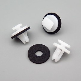 VVO 10 x White Plastic Rear Arch Flares and Trim Fasteners
