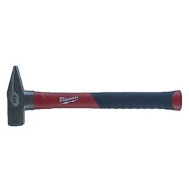 Milwaukee Fibreglass Engineer's Hammer, Handle with Soft Grip Coating, High User Comfort, DIN 1041, 200-1000 g, Size: 300 g