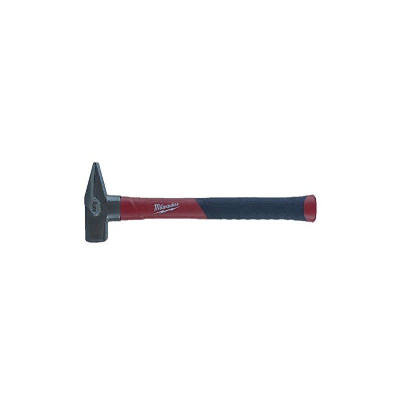 Milwaukee Fibreglass Engineer's Hammer, Handle with Soft Grip Coating, High