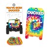 Duck Tags, You've Been Ducked, Duck Duck Tags, Rainbow Tie