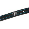 Rosewood Luxury Leather Dog Collar, 10 - 14-inch, Black