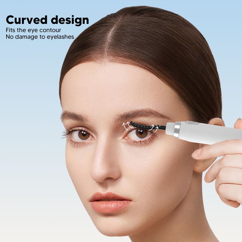Heated Eyelash Curler USB Rechargeable 3 Heating Modes Long Lasting