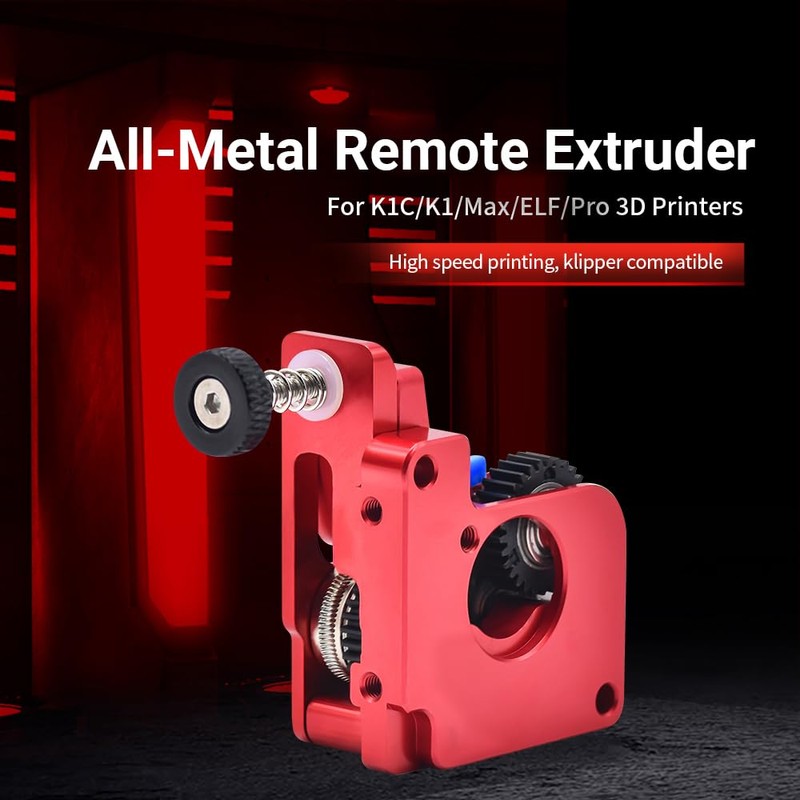 Upgraded K1 Extruder Full Metal 1.75mm Filament No Motor Extrusion