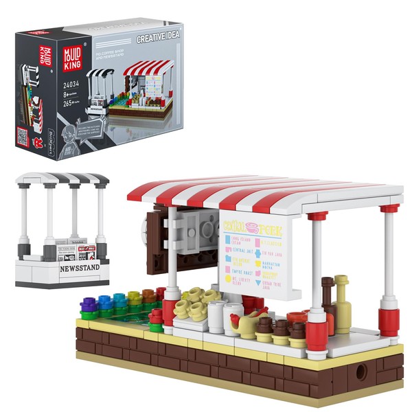 Mould King Creative 24034 Coffee House Clamping Blocks Mini Blocks