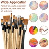 TOSUTO Acrylic Paint Brush Set, 42-Piece Brush Set, Paint Brush