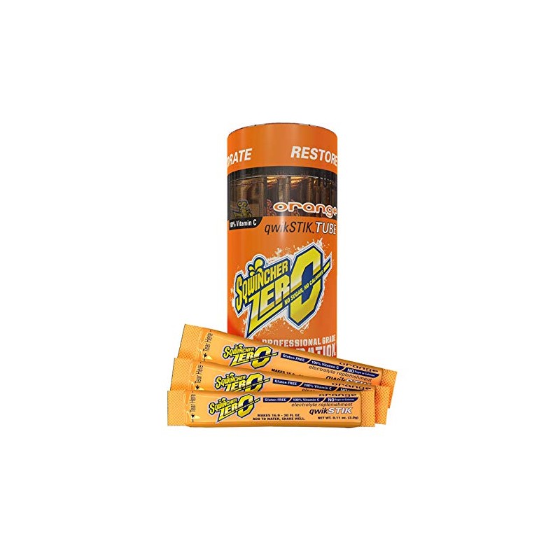 Sqwincher .11 Ounce Orange Flavor Qwik Stik Tube P
