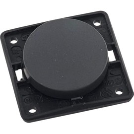 Hager Integro – Push Button 10 A 250 V Screw Anthracite