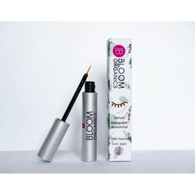 Alargador De Pestañas En Serum Bloom Organics 1 Pza