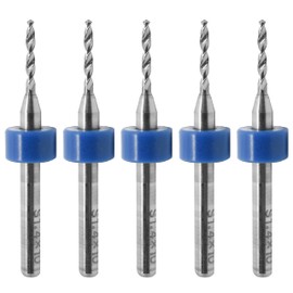 Carbide Drill Bits with 1/8" Shanks (Choose Your Size) for Metal Aluminum Plastic Acrylic Wood Carbon Fiber Mini Small (.055" #54)