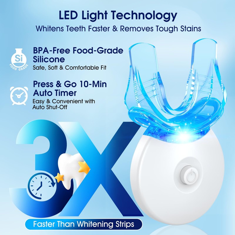 KOAEO Teeth Whitening Kit–3 Teeth Whitening Pens + 2 0123456