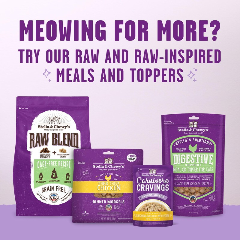 Stella & Chewy's Meowfulls Freeze Dried Cat Treats Chicken &