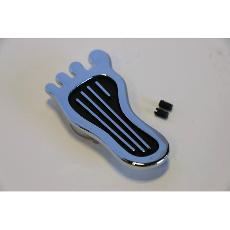 Hot Rod Parts Supply Barefoot Chrome Gas Pedal Cover &