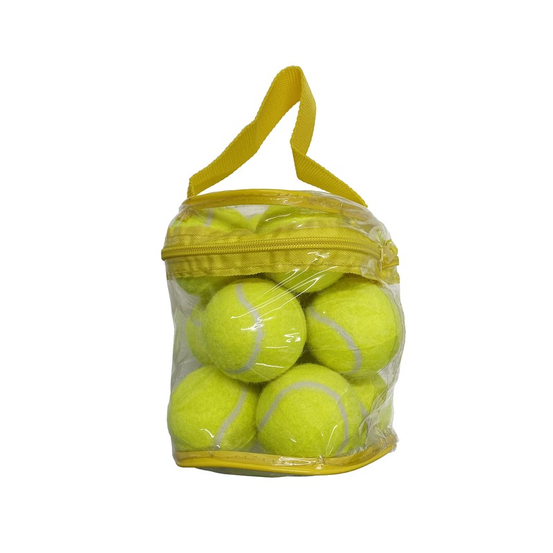 LLB SPORTS 12 Hard Tennis Balls with Bag