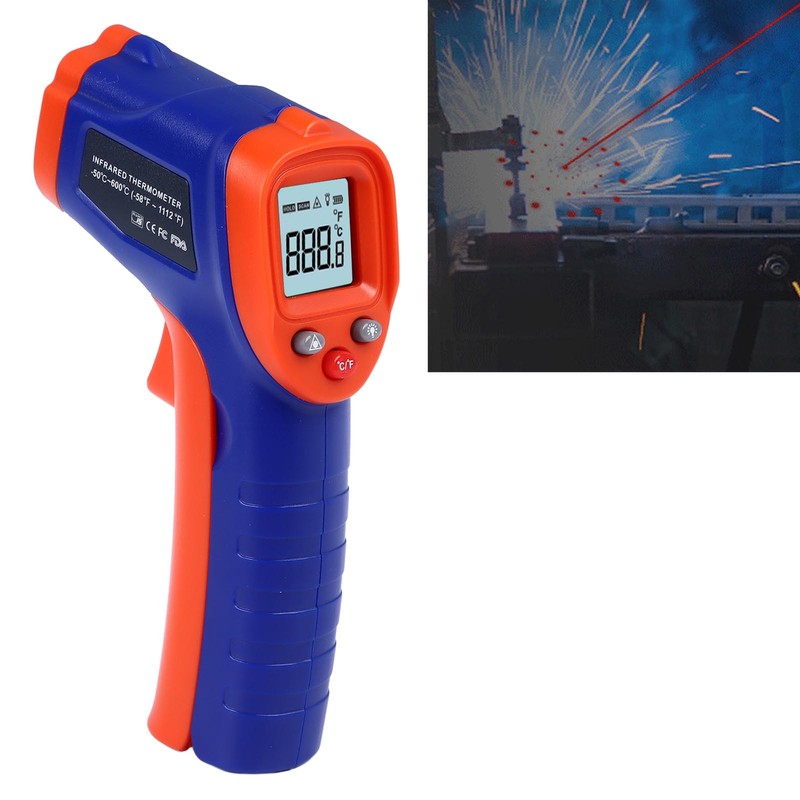 Infrared Thermometer Quick Response Handheld Temperature Measuring Gun for Cooking