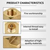 MuRealy 3-Way Female Brake Line Tee Union Fitting - Upgraded