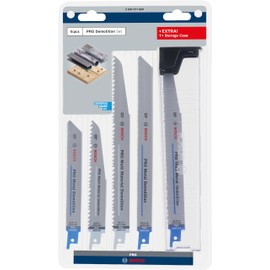 Bosch Pro Demolition Reciprocating Saw Blade Set, 6 Pieces (for Pipes and Profiles Made of Metal, Non-Ferrous Metals, Length mm, Professional Accessories Reciprocating Saw)