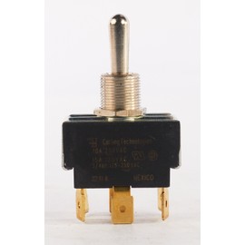 Carling Technologies (Lot of 4) Carling Momentary Switch 2219R 10A/250VAC, 15A/125VAC 3/4HP DPDT