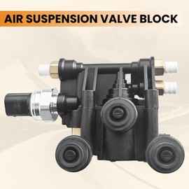 MILLISEC Air Suspension Valve Block Compatible with 2005-2017 Land Rover L322/ Sport L320/Discovery 3 / LR3/ Discovery 4 / LR4, Control Valves OE Replace# RVH000046, RVH500070