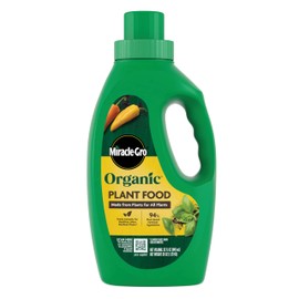 Miracle-Gro Miracle-Gro Organic Plant Food, Made from Plants for All Plants, Use with Indoor or Outdoor Container Plants and In-Ground Gardens, OMRI Listed, 32 oz.