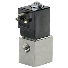 ARO CAT66P-120-A 3-Way 2-Position Solenoid Valve, 1/4" NPT/120V, Black