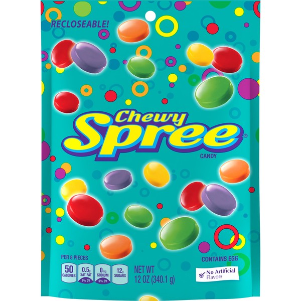 Spree Wonka Chewy Candy, 12 Ounce (Pack of 2)