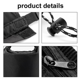 Nylon Mesh Drawstring Storage Pouch Bag Multi Purpose Travel Camping Activity Organizing Pouch for Cellphone Glasses Sunglasses Gadgets Earphones