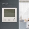 Home Smart Thermostat, 5-45°C Temperature Control LCD Screen Programmable Thermostat