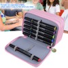 72 Slots Colorful Student Fabric Pen Bag Pencil Pouch Box