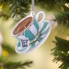 The Bridge Collection Cup of Tea Christmas Ornament - Realistic