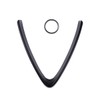 JONKOKO Car Front Grill Decoration Frame Trim 2Pcs for Alfa