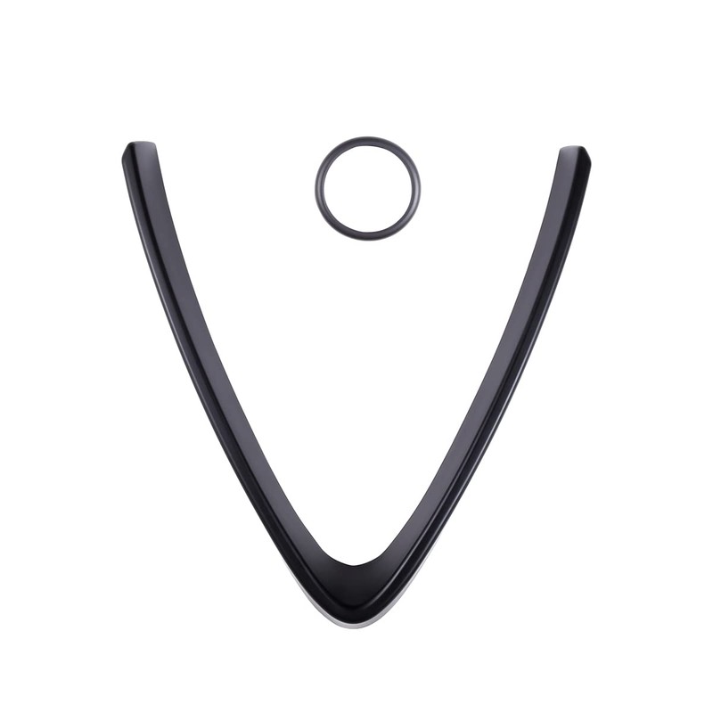 JONKOKO Car Front Grill Decoration Frame Trim 2Pcs for Alfa