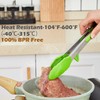 9" Kitchen Tongs, 3Pcs Tongs for Cooking with Silicone Tips,